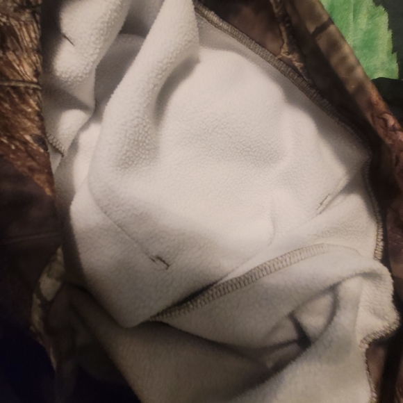 Mossy Oak woman's pink fleece camouflage hoodie - Picture 2 of 11